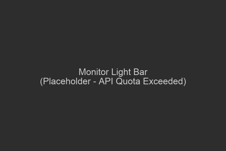 Budget Monitor Light Bar